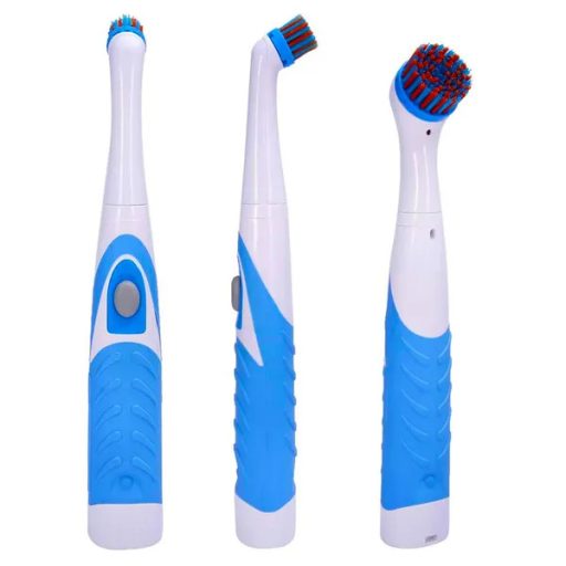 Kézi szónikus elektromos súroló, 4 kefefej, elemes, vízálló markolat