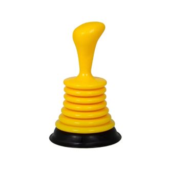   Genius Ideas mini lefolyótisztító duguláselhárító pumpa, 11,5 x 18 cm, fekete-sárga