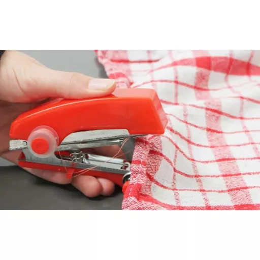 Mini kézi varrógép – hordozható, áram nélkül, 11×7×4,5 cm