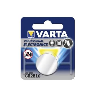 Varta CR2016 3V lítium gombelem, 1 db blister