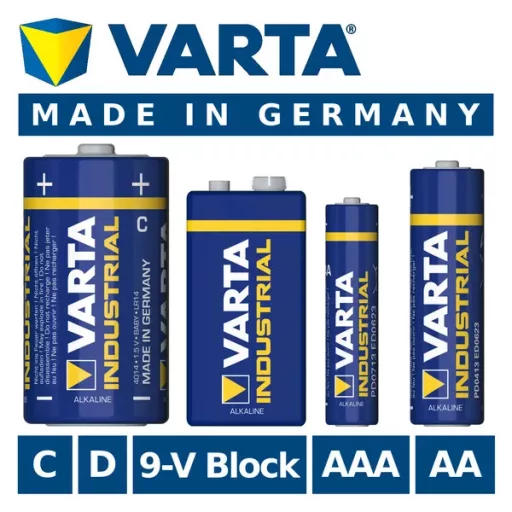 Varta Industrial AAA LR03 1,5 V 1300 mAh alkáli elem (1 db)