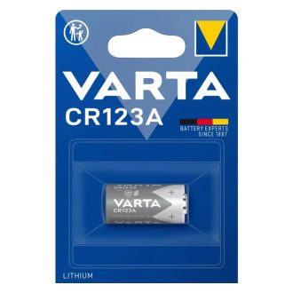   Varta CR123A lítium elem 3 V 1430 mAh, fotó- és lámpa eszközökhöz