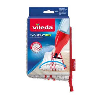   Vileda 1-2 Spray Max mikroszálas pótmop fej, 60 °C-on mosható
