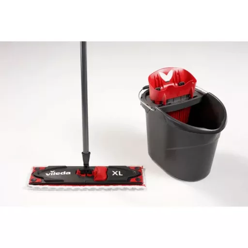 Vileda Ultramax XL teleszkópos lapos felmosó, 42 cm mikroszálas fej