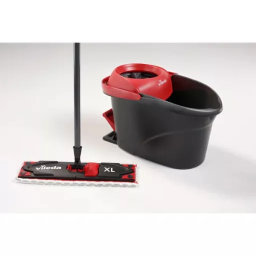 Vileda Ultramax Turbo XL forgó lapos mop készlet, 42 cm mikroszálas fej