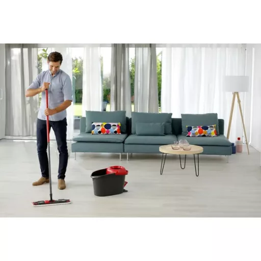Vileda Ultramax Turbo XL forgó lapos mop készlet, 42 cm mikroszálas fej