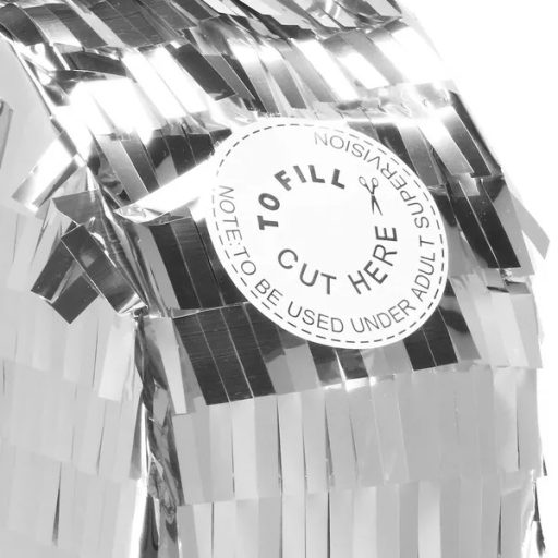 Többszínű 2-es szám pináta 51×28×9 cm akasztóval