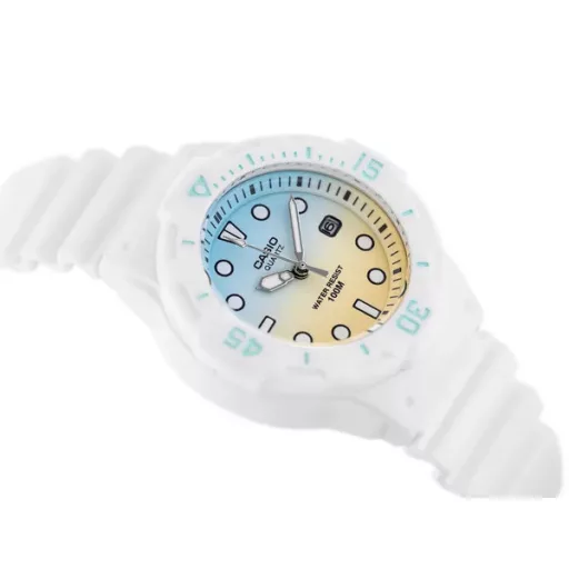 Casio LRW-200H-2E2V gyerek női karóra, kék számlap, WR100, kvarc, dobozzal