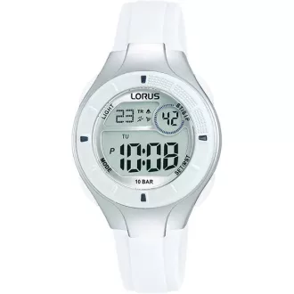 Lorus Sport gyerek karóra, uniszex, fehér, WR100, kvarc