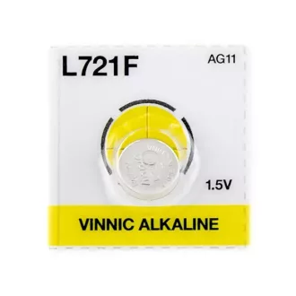 Vinnic LR721/AG11 1,5 V lúgos gombelem, 7,9×2,1 mm