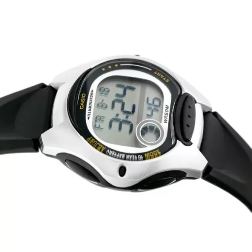 Casio LW-200-1A gyerek digitális karóra WR50 LED fekete