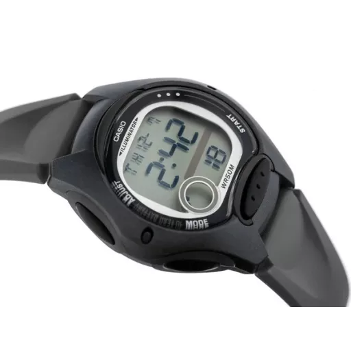 Casio gyerek digitális karóra LW-200-1B, WR50, LED, fekete