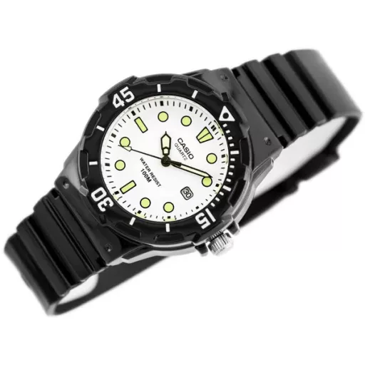 Casio LRW-200H-7E1V női gyerek karóra, fekete műanyag szíj, WR100