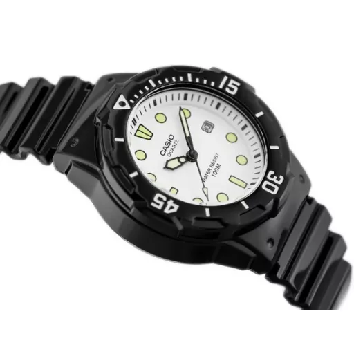 Casio LRW-200H-7E1V női gyerek karóra, fekete műanyag szíj, WR100