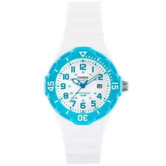   Casio LRW-200H-2BV gyerek karóra, fehér szíj, WR100, kvarc, 33 mm