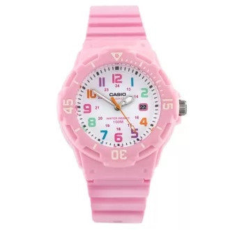   Casio lányka karóra LRW-200H 4B2V, rózsaszín, WR100, 33 mm