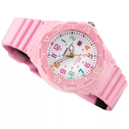 Casio lányka karóra LRW-200H 4B2V, rózsaszín, WR100, 33 mm
