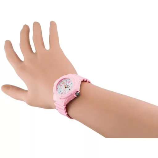 Casio lányka karóra LRW-200H 4B2V, rózsaszín, WR100, 33 mm