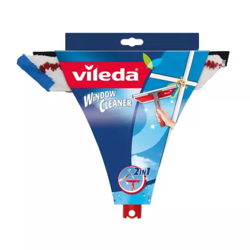 Vileda teleszkópos ablaklehúzó mikroszálas fej + gumi, 30 cm, 106–160 cm