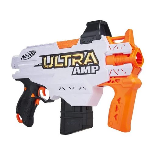 Nerf Ultra AMP automata szivacslövő fegyver 6 tölténnyel, 36 m hatótáv