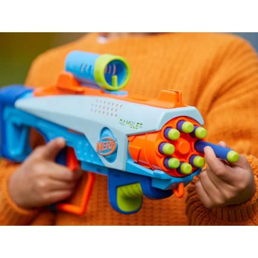 Nerf Elite JR Rookie Pack habszivacs blaster, 32 lövedék és 4 cél, 41 cm