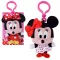 Disney Minnie egér kulcstartó és táskafüggő, 10 cm, műanyag kapoccsal
