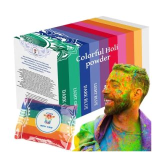   Holi színes por készlet 10×100 g, 10 élénk szín, kukoricakeményítő alap