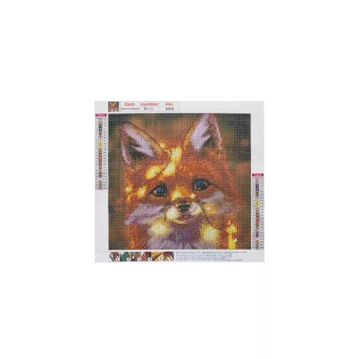 Gyémántfestő készlet bagoly mintával, 30x30 cm