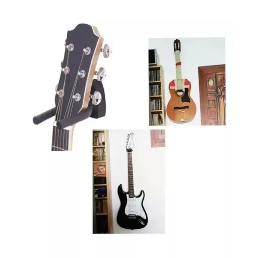 Fali gitártartó állítható karokkal, habszivacs védelemmel, 10 kg