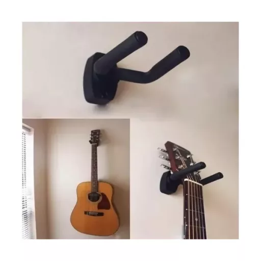 Fali gitártartó állítható karokkal, habszivacs védelemmel, 10 kg