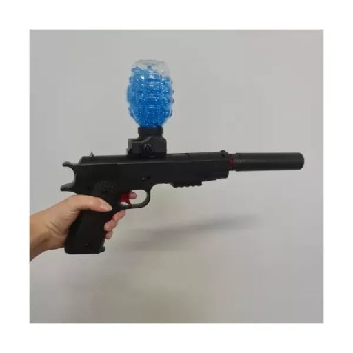 Akkumulátoros gélgolyós géppuska, 600-as tár, 15 m hatótáv, fekete