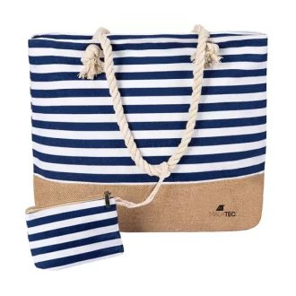   22 l-es vízálló, tengerész stílusú strand- és pikniktáska extra zsebbel