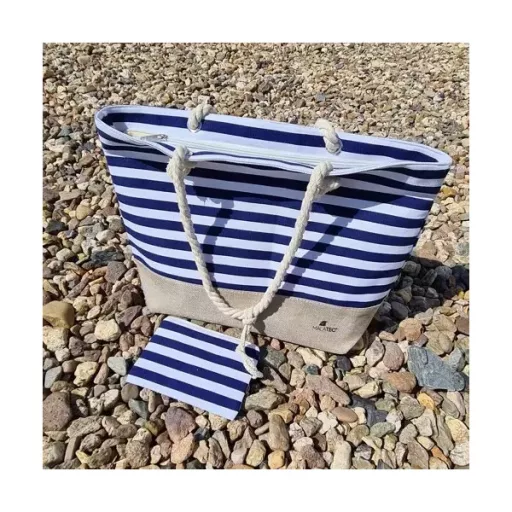 22 l-es vízálló, tengerész stílusú strand- és pikniktáska extra zsebbel