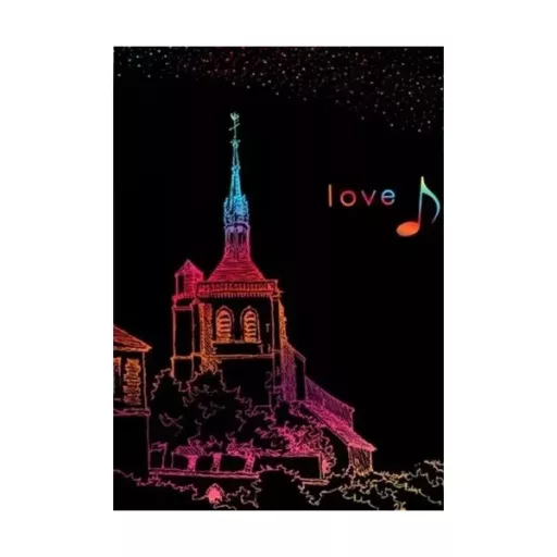 Kapargatós jegyzetfüzet, 10 lap, 20×14 cm, fa kaparótollal