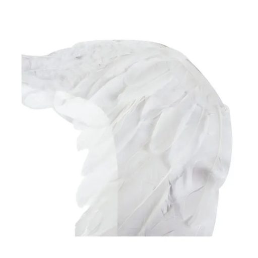 Gyerek angyal jelmez fehér szárnnyal 52×37 cm és gumis tüllszoknyával