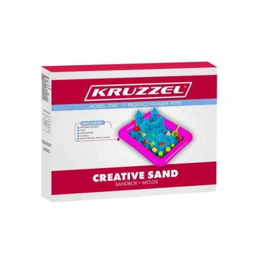 Kreatív Homok 2 kg + Homokozó + Formák