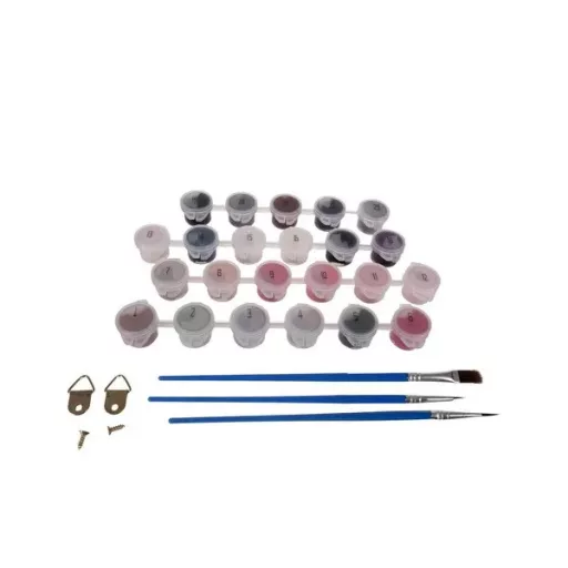 Számozott kifestő készlet 40×50 cm, Maaleo torony, fakeretes vászon