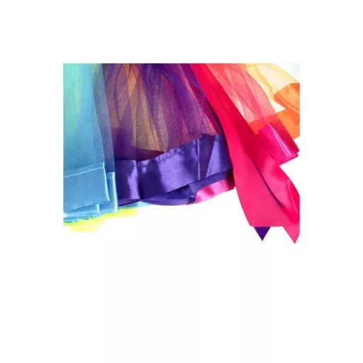 Szivárvány Színű Egyszarvú Jelmez: Szoknya, Szárnyak + Fejpánt