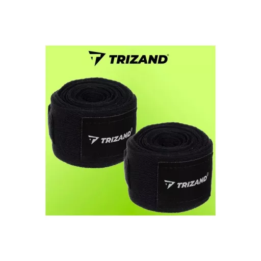 Ökölvívó Kötözőszalagok 2 x 4 méter – Fekete
