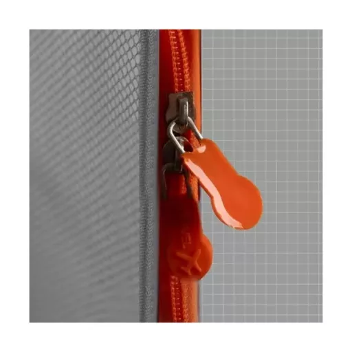 Utazó rendszerező készlet bőröndhöz, 6 db, szürke/narancs, poliészter