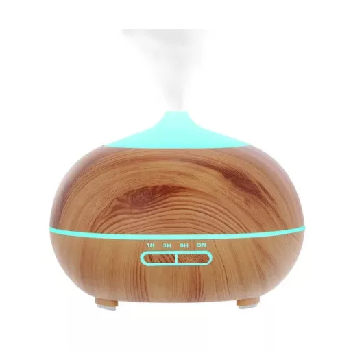 Illatdiffúzor párásító 400ml led távirányítóval és olajokkal