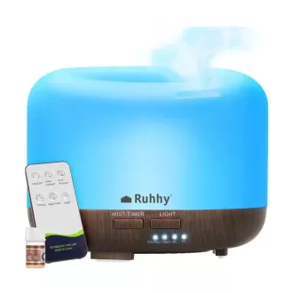   4 az 1-ben LED aromadiffúzor és párásító, 300 ml, távirányítóval