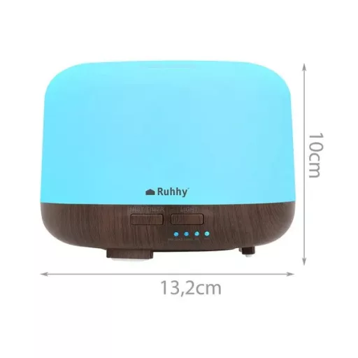 4 az 1-ben LED aromadiffúzor és párásító, 300 ml, távirányítóval