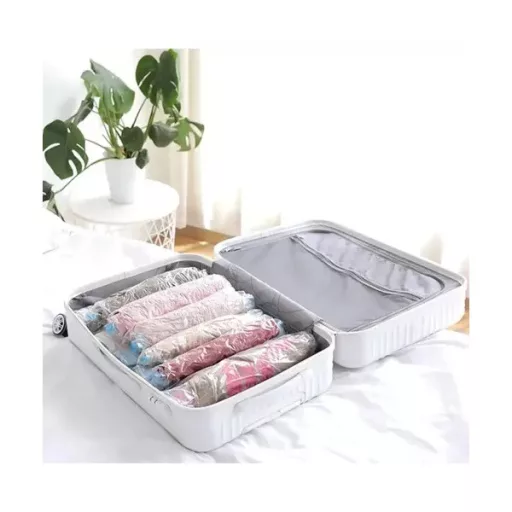 Vákuumos tárolózsák készlet 10 db-os, 4 méret, ruhákhoz, ágyneműhöz