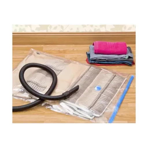 Vákuumos tárolózsák készlet 10 db-os, 4 méret, ruhákhoz, ágyneműhöz