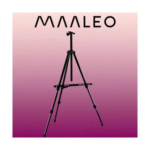 Fém állítható festőállvány hordtáskával, 77–160 cm