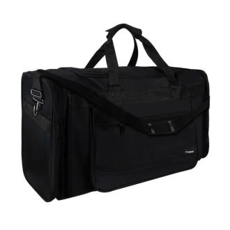   Fekete 70 l-es vízálló sport- és utazótáska, Cordura, vállpánttal, 70×32×29 cm