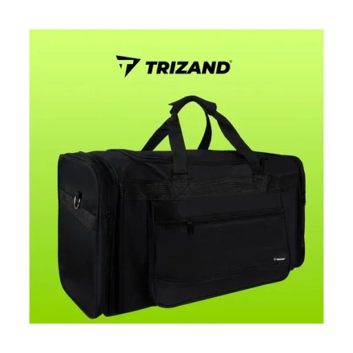 Fekete 70 l-es vízálló sport- és utazótáska, Cordura, vállpánttal, 70×32×29 cm