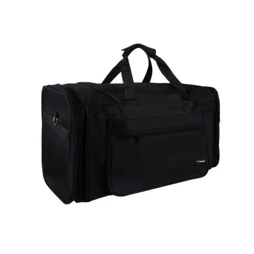 Fekete 70 l-es vízálló sport- és utazótáska, Cordura, vállpánttal, 70×32×29 cm