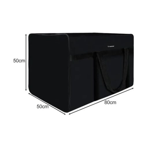 Utazótáska 200 l, 80×50×50 cm, vízálló cordura, fekete